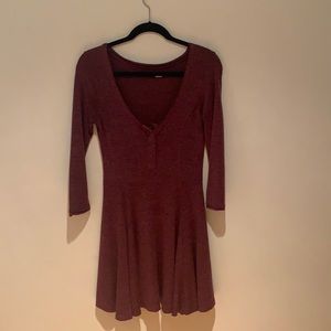 Maroon BDG dress
